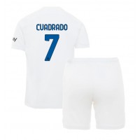 Inter Milan Juan Cuadrado #7 Auswärts Trikotsatz Kinder 2023-24 Kurzarm (+ Kurze Hosen)